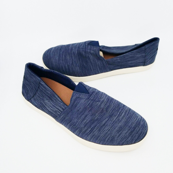 TOMS Other - TOMS Men Avalon Slip On Navy Nylon Melange Blue 9
